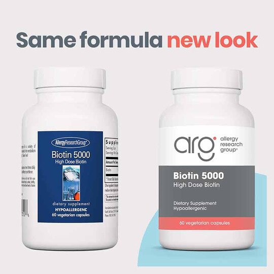 Biotin 5000, 60 Veg Capsules, ARG