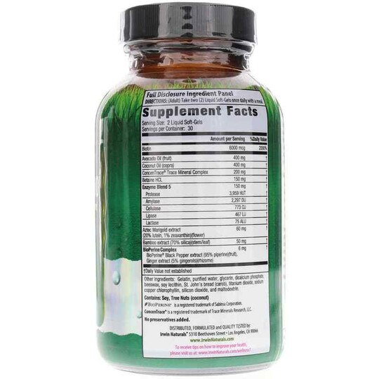 Biotin-6000, 60 Liquid Softgels, IRN
