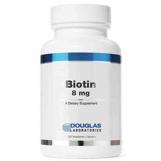 Biotin 8 Mg, 120 Veg Capsules, DGL