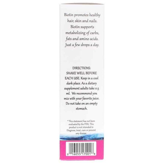 Biotin Drops, 2 Oz, BTN