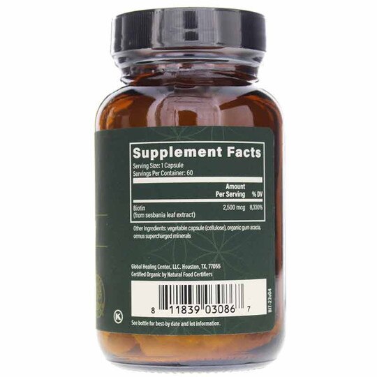 Biotin, 60 Capsules, GHL