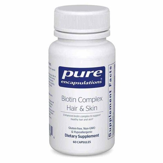 Biotin Complex Hair & Skin, 60 Capsules, PEC