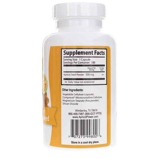 Bitter Apricot Seed, 180 Capsules, APP