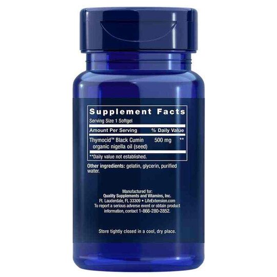 Black Cumin Seed Oil, 60 Softgels, LFE