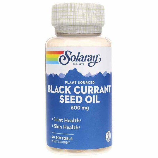 Black Currant Seed Oil 600 Mg, 90 Softgels, SLR
