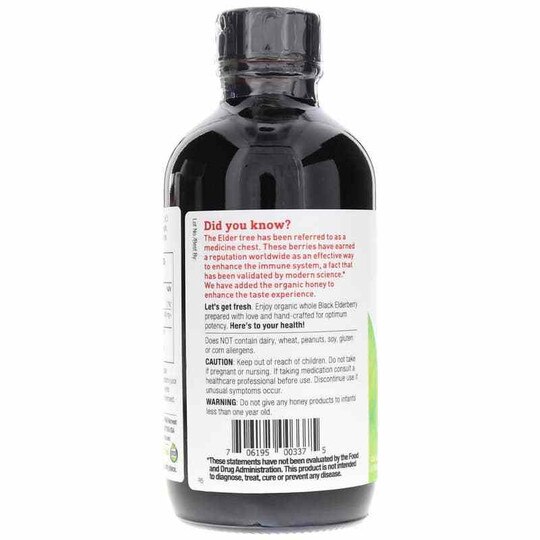 Black Elderberry Honey Alcohol-Free, 4 Oz, OWH