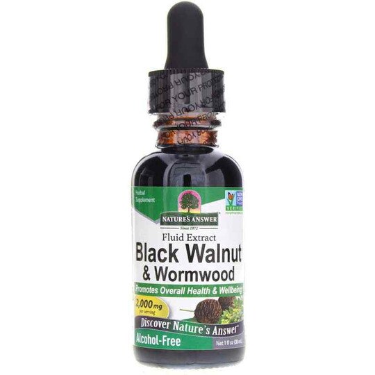 Black Walnut & Wormwood Alcohol-Free, 1 Oz, NAN