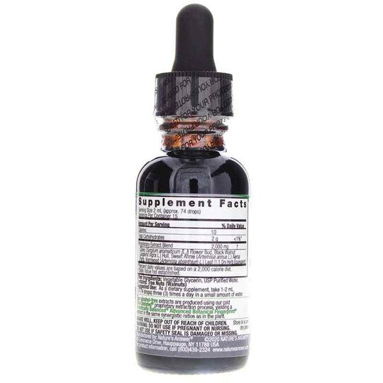 Black Walnut & Wormwood Alcohol-Free, 1 Oz, NAN