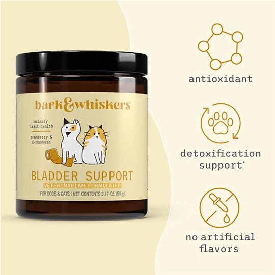 Bladder Support for Dogs & Cats, 3.17 Oz, BW