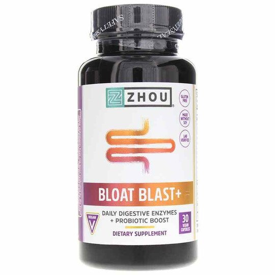Bloat Blast +, 30 Vegan Capsules, ZHO