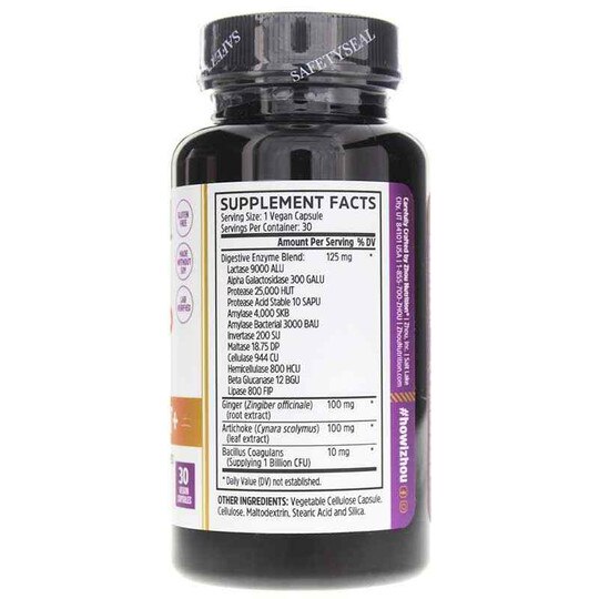 Bloat Blast +, 30 Vegan Capsules, ZHO