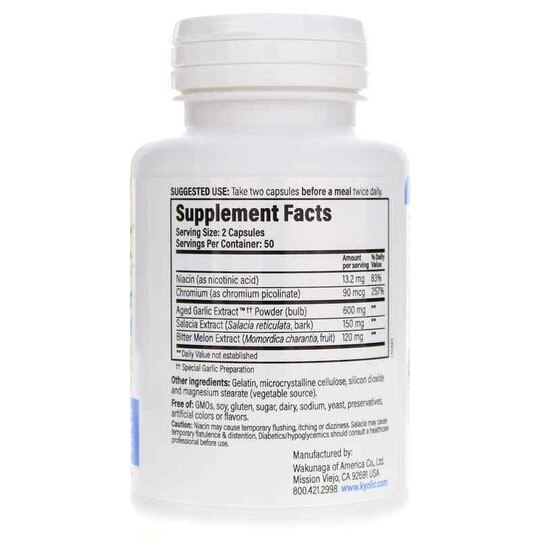 Blood Sugar Balance, 100 Capsules, KYO