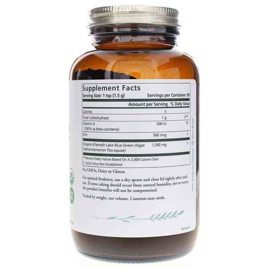 Blue-Green Algae Pure Klamath Crystals Powder, 3.2 Oz, PSY