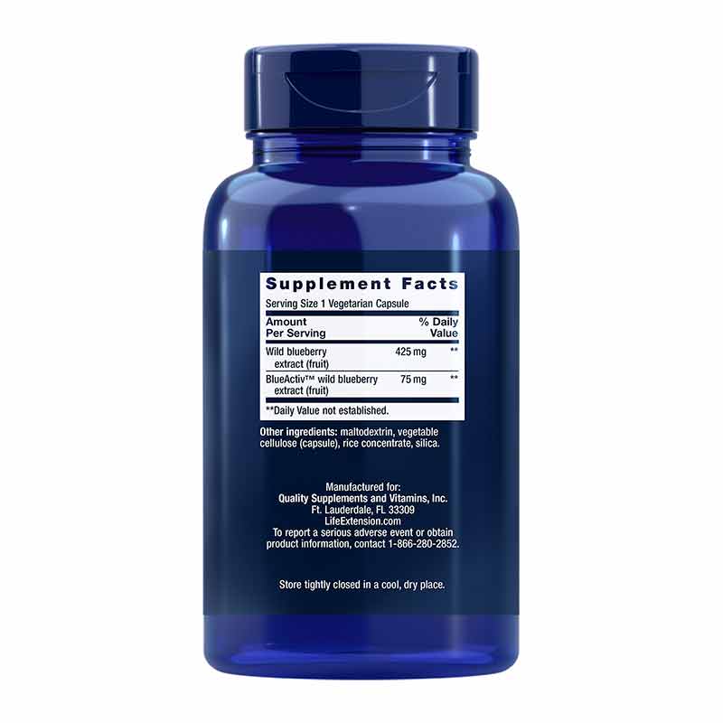 Blueberry Extract, Life Extension