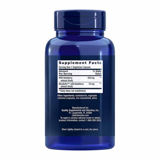 Blueberry Extract, Life Extension