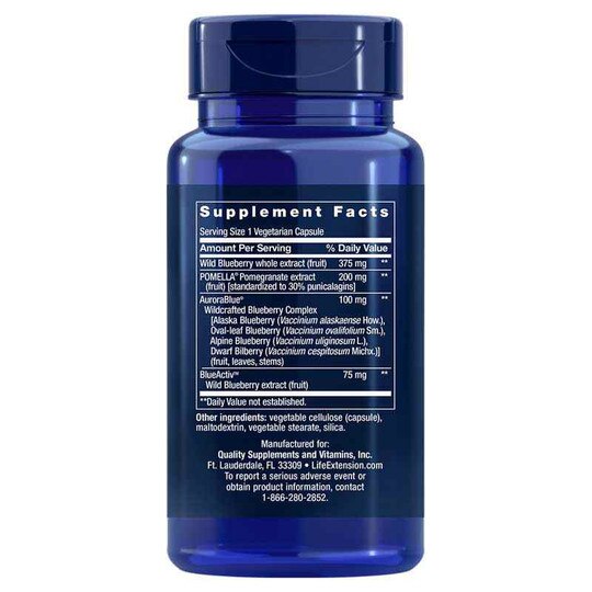 Blueberry Extract with Pomegranate, Life Extension