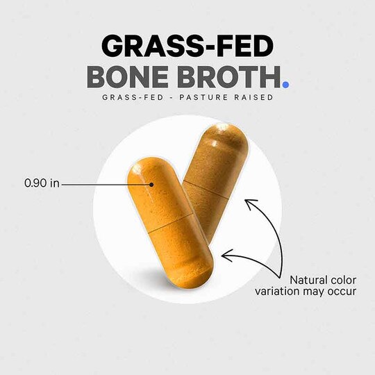 Bone Broth Collagen, 180 Capsules, CDE