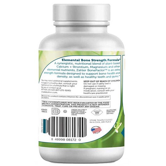 BoneFactor Elemental Bone Strength Formula, 120 Tablets, ZHL