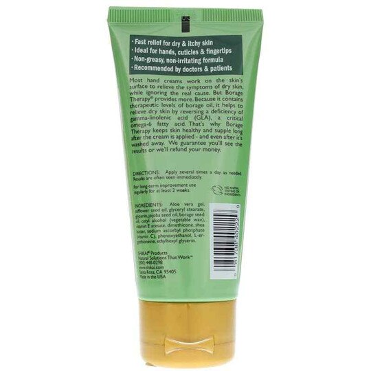 Borage Therapy Hand Cream Unscented, 2.5 Oz, SHK