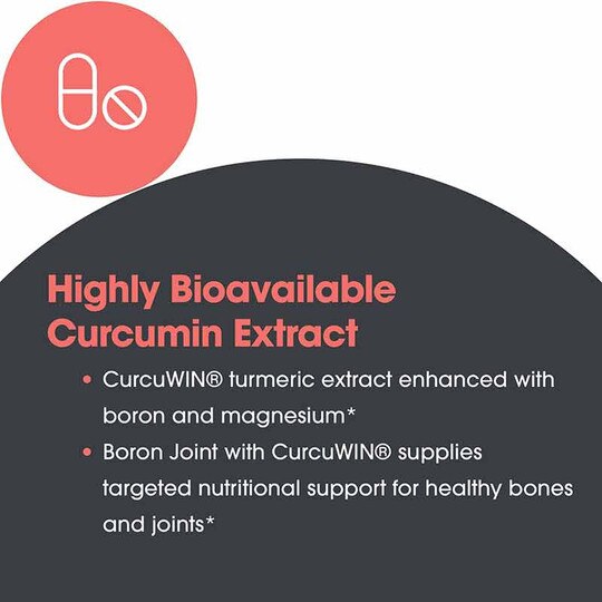 Boron Joint with CurcuWIN, 90 Veg Capsules, ARG