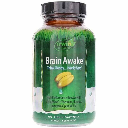 Brain Awake, 60 Liquid Softgels, IRN