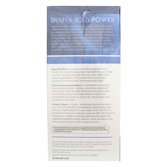 Brain & Body Power, 60 Packets, BMD