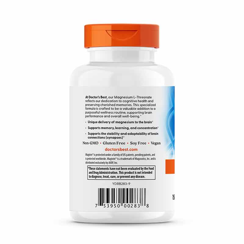 Brain Magnesium with Magtein 50 Mg, Doctors Best