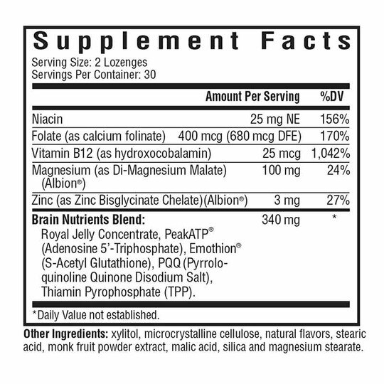 Brain Nutrients, 60 Lozenges, SKH