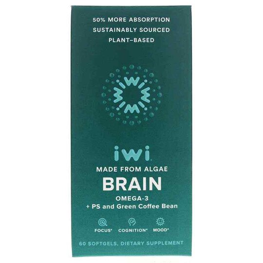 Brain Omega-3, 60 Softgels, IWI