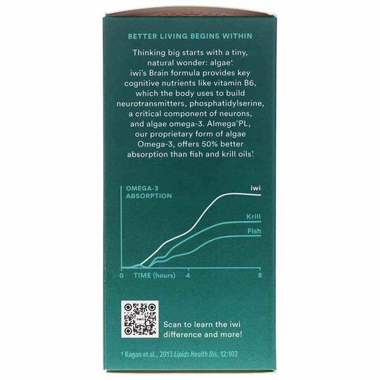 Brain Omega-3, 60 Softgels, IWI