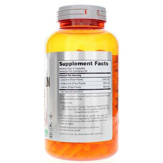 Branched Chain Amino Acids, NOW