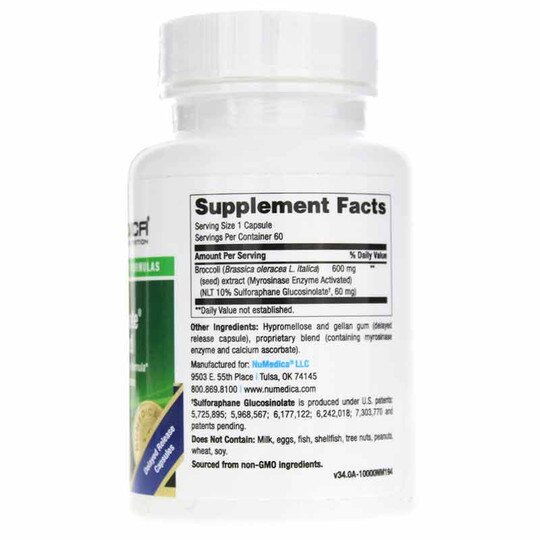 BrocColinate Activated, 60 Veg Capsules, NUM