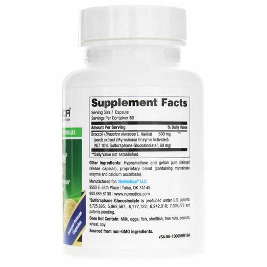 BrocColinate Activated, 60 Veg Capsules, NUM