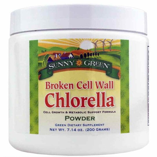 Broken Cell Wall Chlorella Powder, Sunny Green