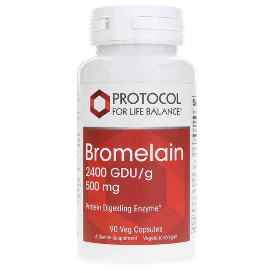 Bromelain 2400 GDU/g 500 Mg, 90 Veg Capsules, PFLB