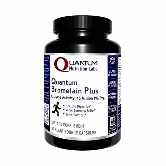 Bromelain Plus with Plant-Based Enzymes, 90 Capsules, QNL