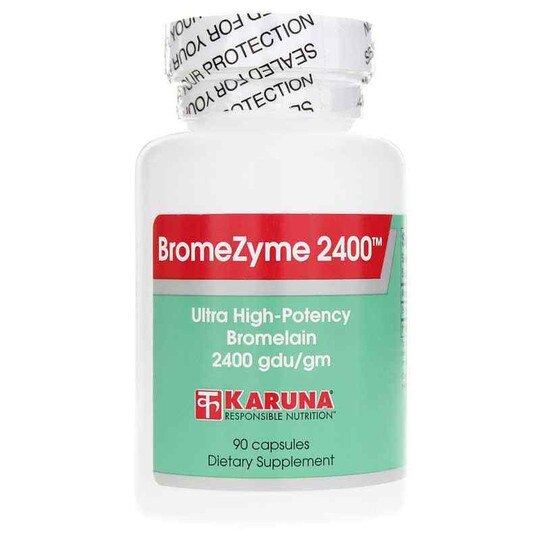 BromeZyme 2400 Proteolytic Enzymes, 90 Capsules, KRU