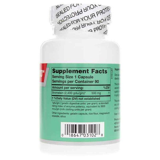 BromeZyme 2400 Proteolytic Enzymes, 90 Capsules, KRU