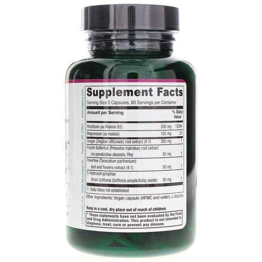 Butterbur Extract, 120 Veg Capsules, VTA