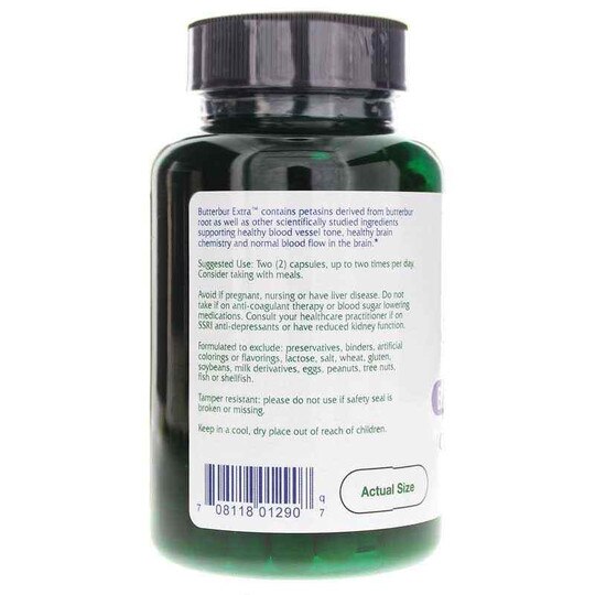 Butterbur Extra Pro, 120 Vegan Capsules, VTAP