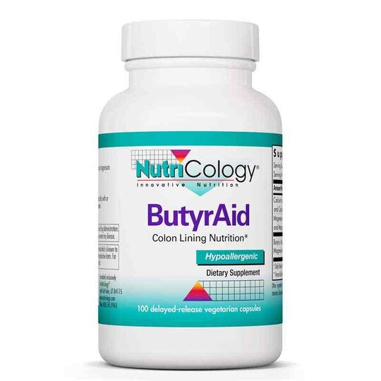 ButyrAid, 100 Veg Capsules, NTC