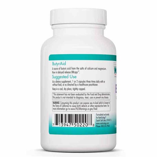 ButyrAid, 100 Veg Capsules, NTC