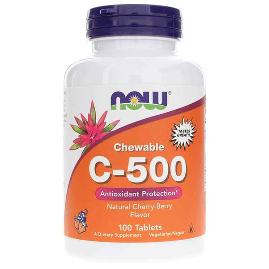 C-500 Chewable, 100 Tablets, NOW