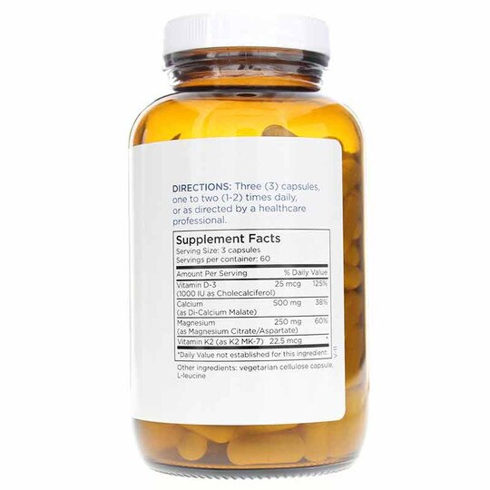 Cal/Mag Plus with Vitamin D3 and Vitamin K2 MenaQ7, 180, MTM