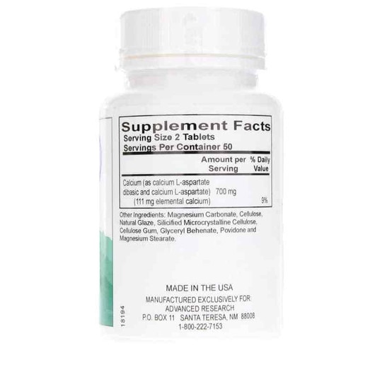 Calcium Aspartate Anhydrous Tablets Uses In Hindi Calcium Aspartate 350 Mg, Advanced Research