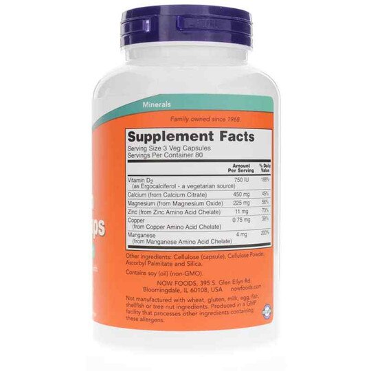 Calcium Citrate Caps, 240 Veg Capsules, NOW
