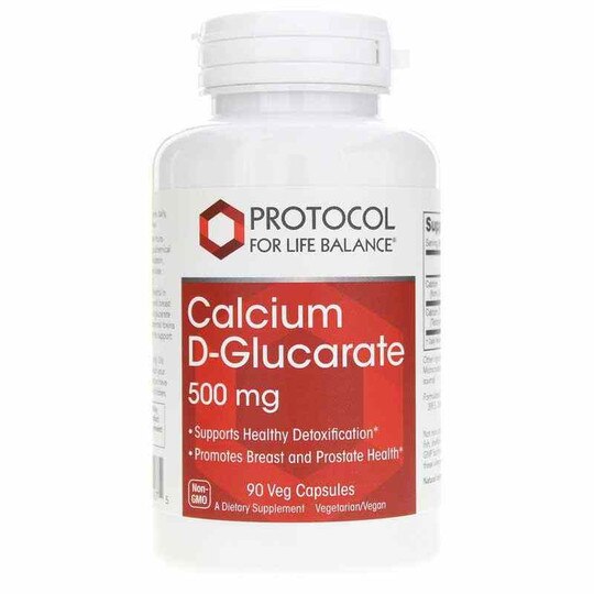 Calcium D-Glucarate 500 Mg, 90 Veg Capsules, PFLB