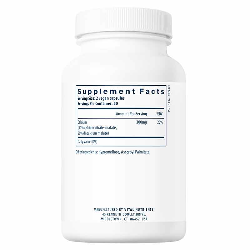 Calcium/Magnesium (Citrate/Malate), Vital Nutrients