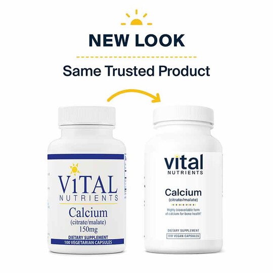 Calcium/Magnesium (Citrate/Malate), 100 Capsules, VTN