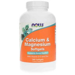 Calcium & Magnesium Softgels with Vitamin D3 & Zinc